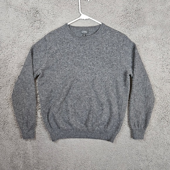 J.Crew Other - J.Crew Mens Large 100% Cashmere Crewneck Sweater Heather Gray J6384